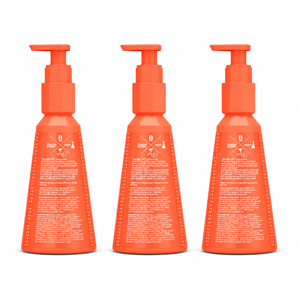 Bblunt Advanced Smoothening Shampoo with Keratin & Hyaluronic Acid, 300ml X Pack of 2, Single 300ml - Image 10 - Buy from Indicrest