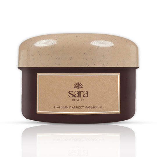 Sara Soya bean and Apricot Massage Gel, For Face Pore Cleansing, Brightening Skin and Radiant Glow Infused with Aloe Vera, 400g - Buy from Indicrest