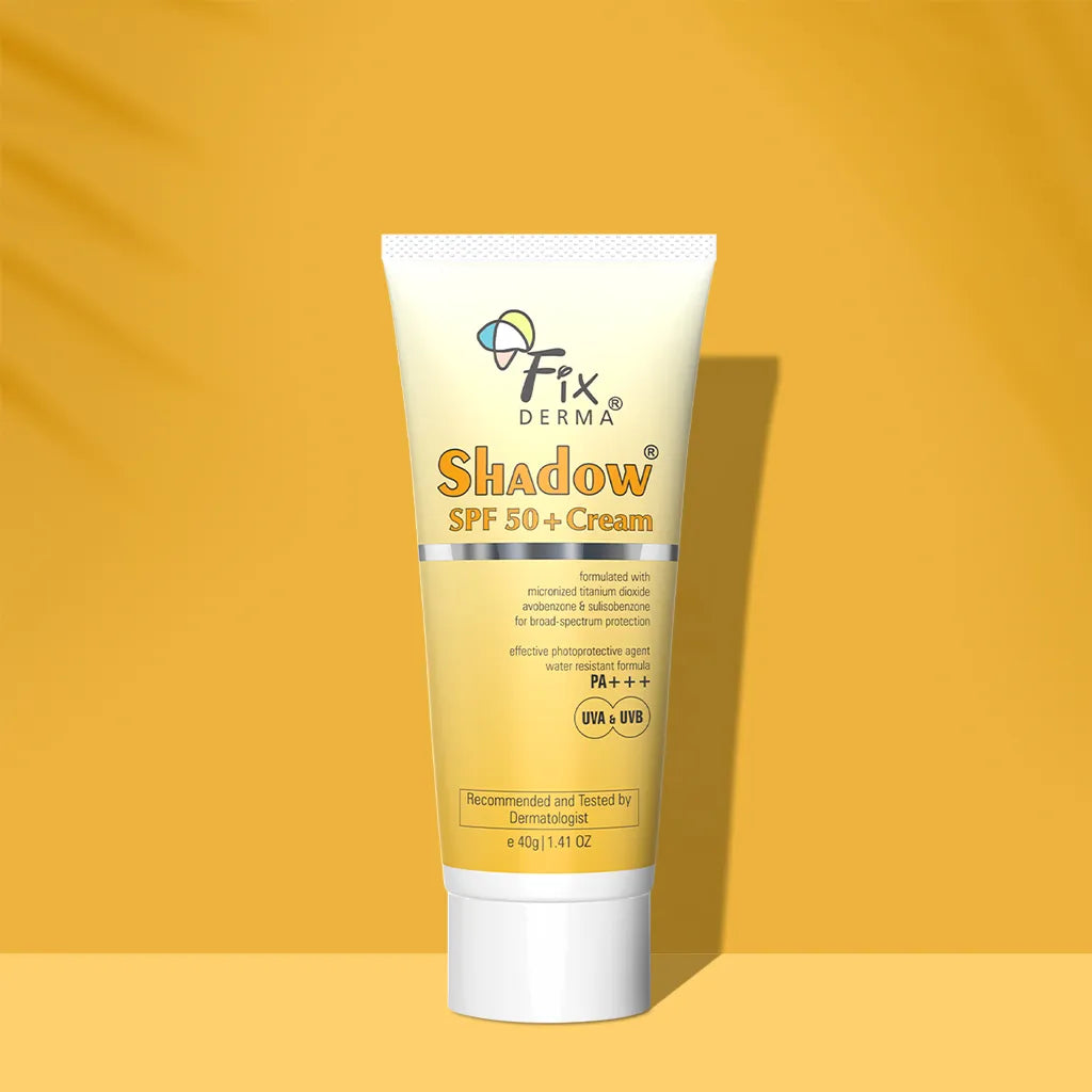 Fixderma Shadow Sunscreen SPF 50 + Cream | Broad-Spectrum SPF 50+ Protection for Dry Skin, 75g - Image 8 - Buy from Indicrest