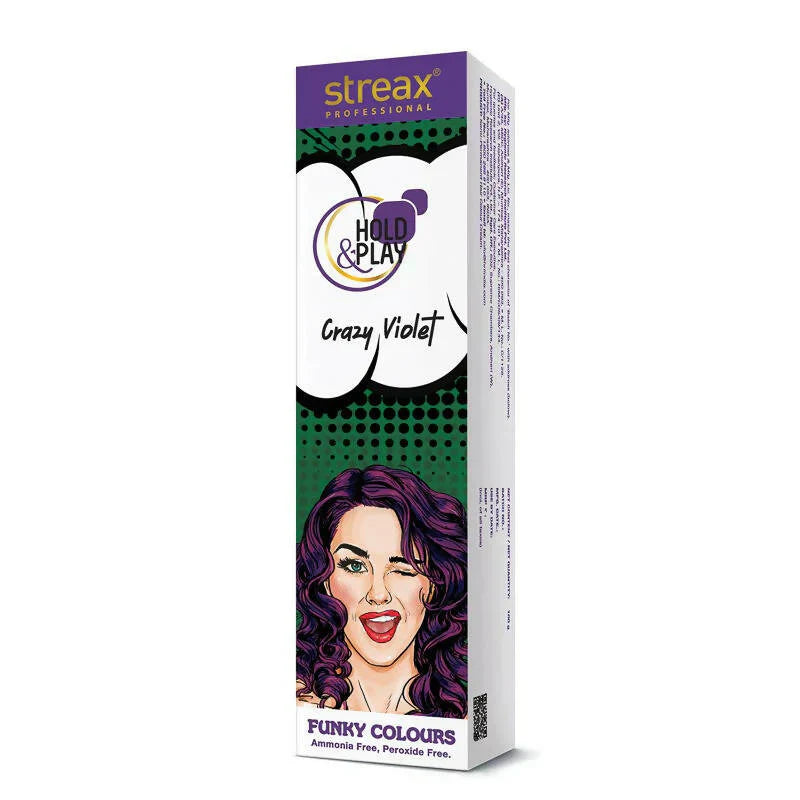 Streax Professional Grazy Violet Hair Color - Indicrest