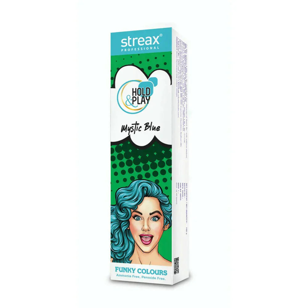 Streax Professional Mystic Blue Hair Color - Indicrest