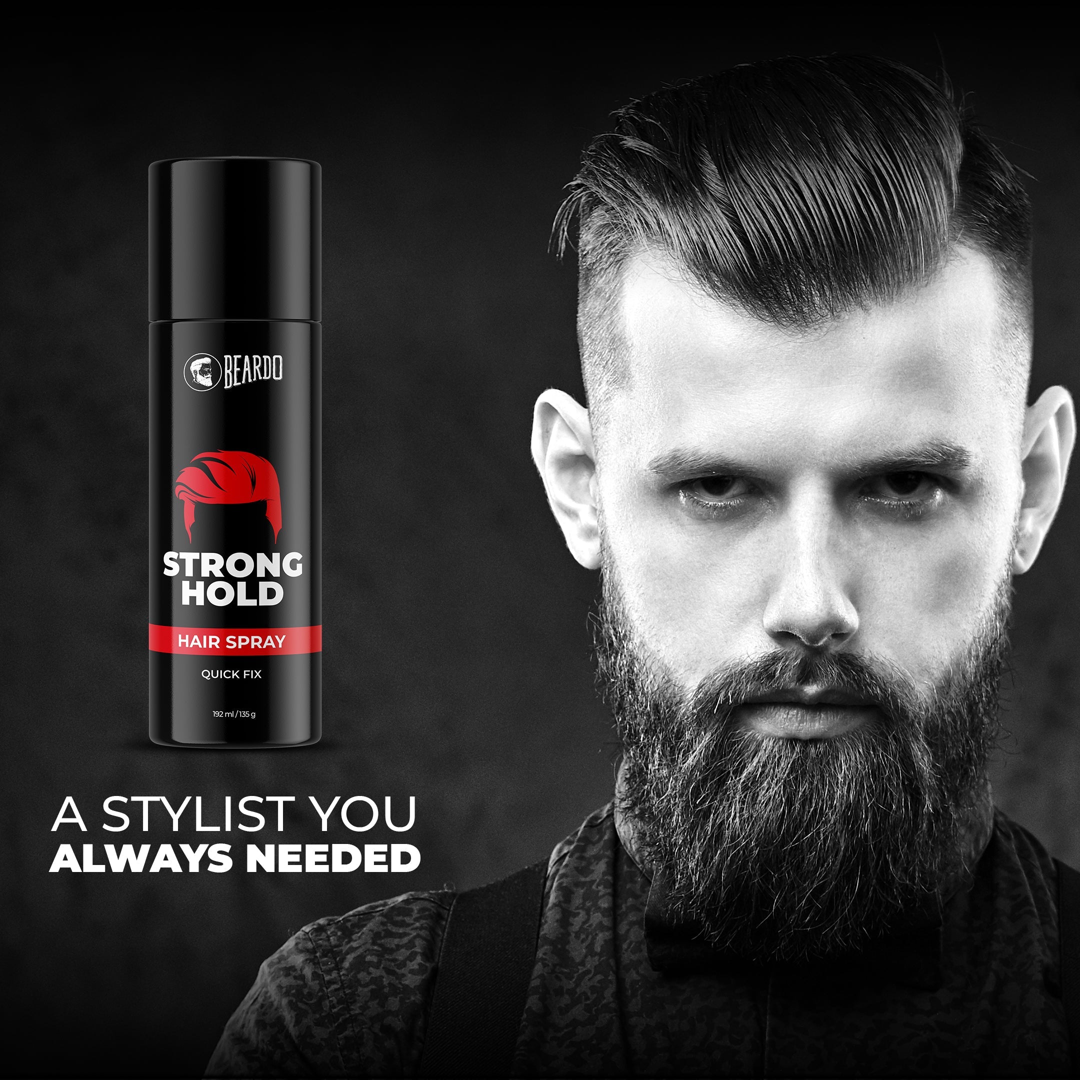 Beardo Strong Hold Hair Spray For Men, 192ml - Image 4 - Buy from Indicrest
