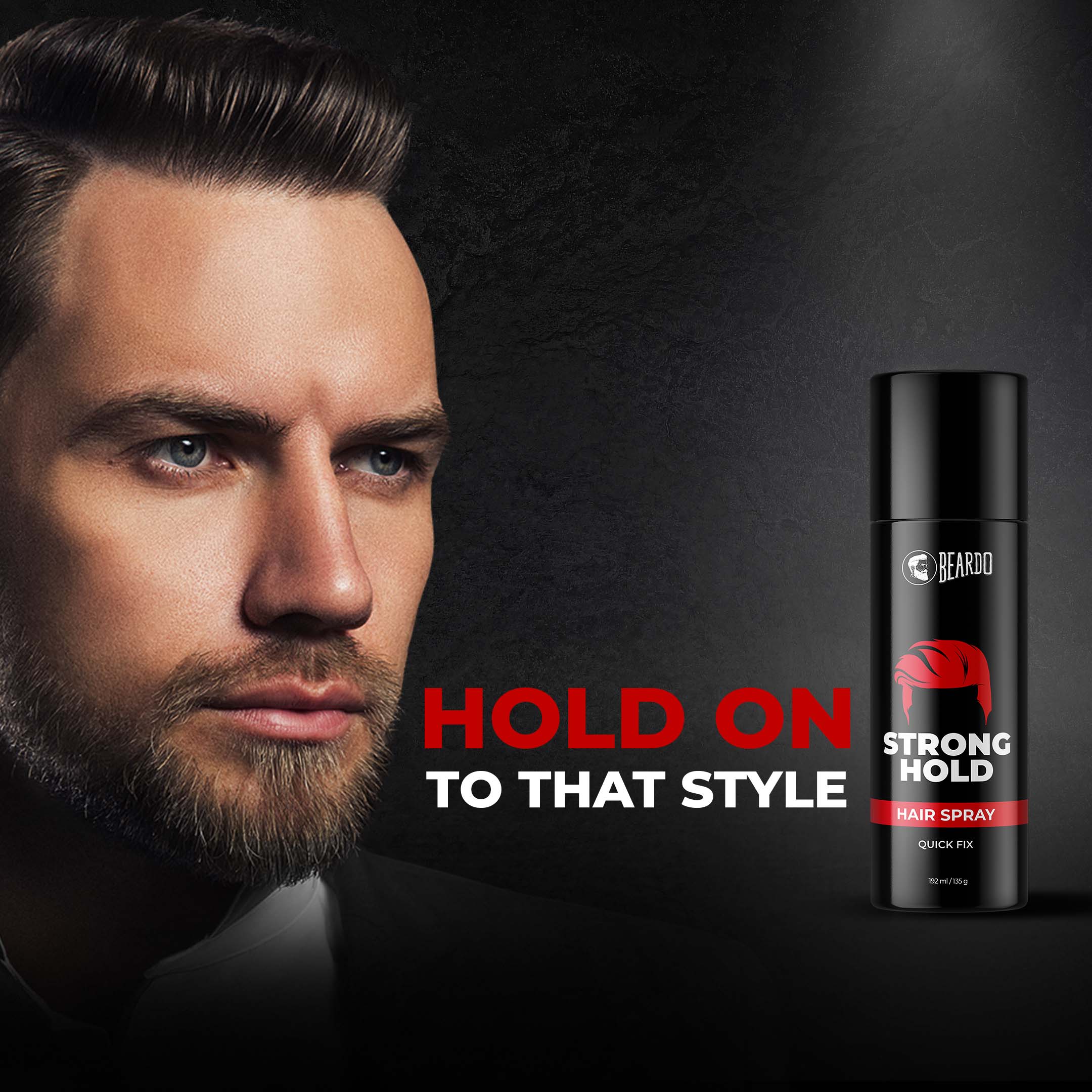 Beardo Strong Hold Hair Spray For Men, 192ml - Image 5 - Buy from Indicrest