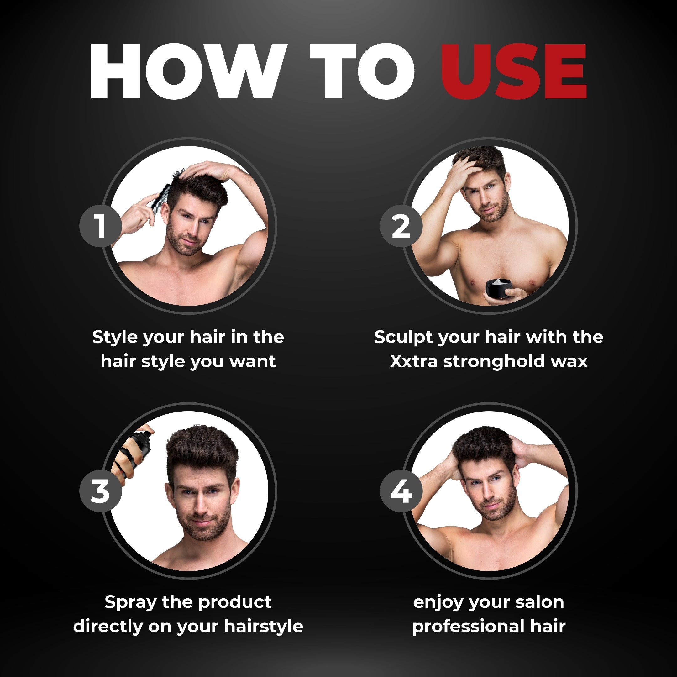Beardo Strong Hold Hair Spray For Men, 192ml - Image 8 - Buy from Indicrest