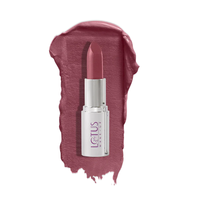 Lotus Herbals Ecostay Butter Matte Lip Color, Vivatious Voilet, 4.2g