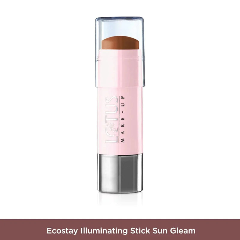 Lotus Herbals Ecostay Illuminating Stick, Rouge Blush, 6.5g