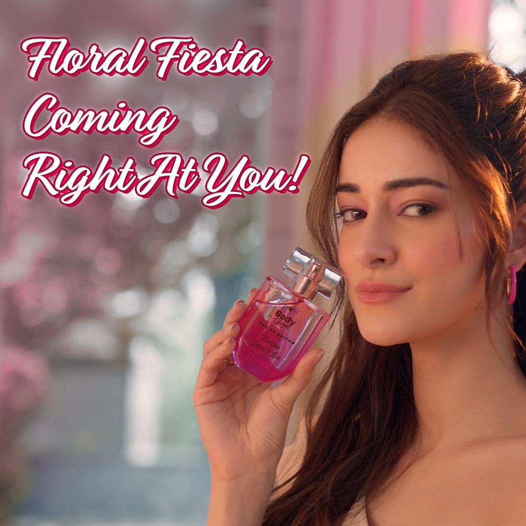 Plum Tulips Don't Lie Eau De Parfum (Perfume) by Plum BodyLovin' | Long Lasting | Supremely Luxurious | Fresh Delicate Floral Scent, 50ml