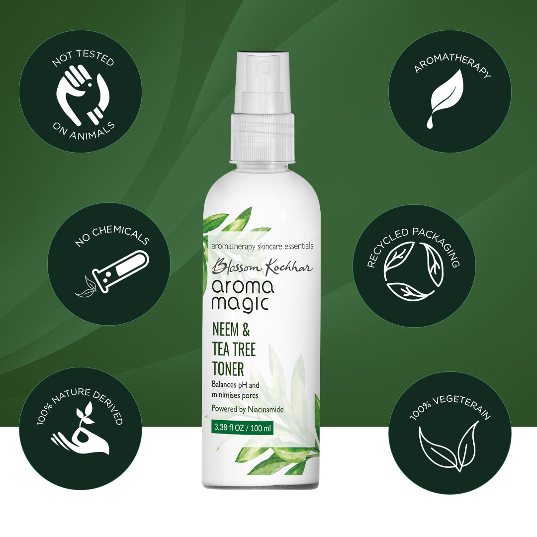 Aroma Magic Neem & Tea Tree Toner - Niacinamide, 100ml - Image 3 - Buy from Indicrest