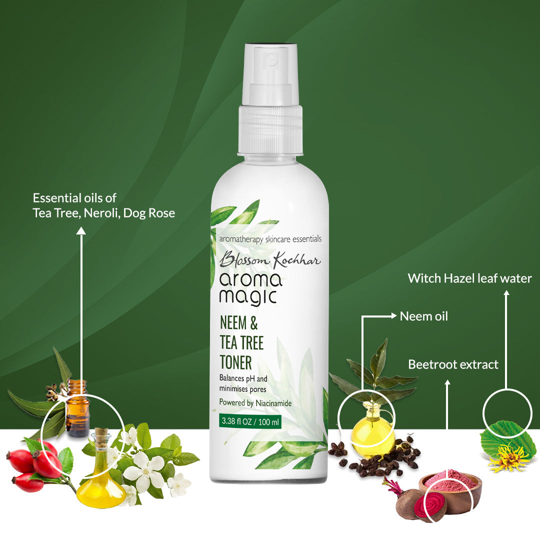 Aroma Magic Neem & Tea Tree Toner - Niacinamide, 100ml - Image 6 - Buy from Indicrest