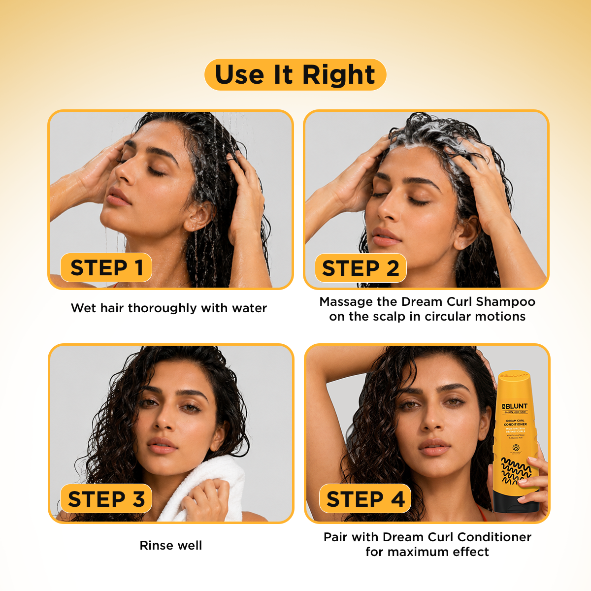 Bblunt Dream Curl Shampoo, 300ml - Image 7 - Buy from Indicrest