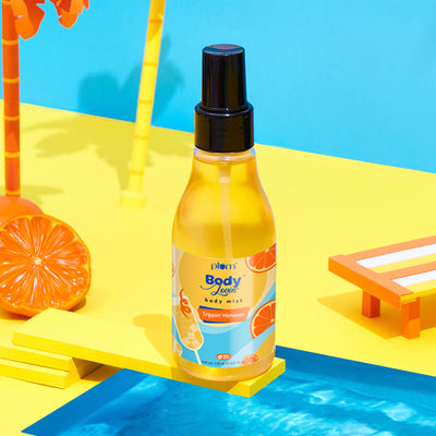 Plum Trippin' Mimosas Body Mist by Plum BodyLovin' | Long Lasting | Travel-Friendly | Citrusy Fragrance | Perfume Body Spray, 150ml