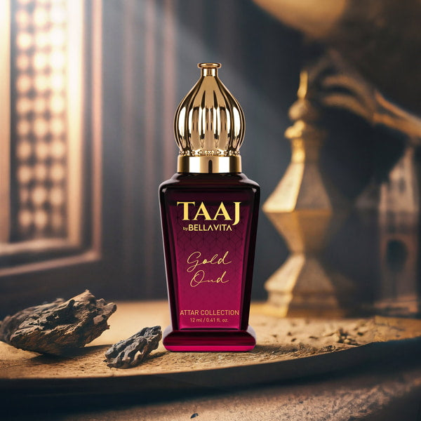 TAAJ Gold OUD Attar - 12ml - Image 2 - Indicrest