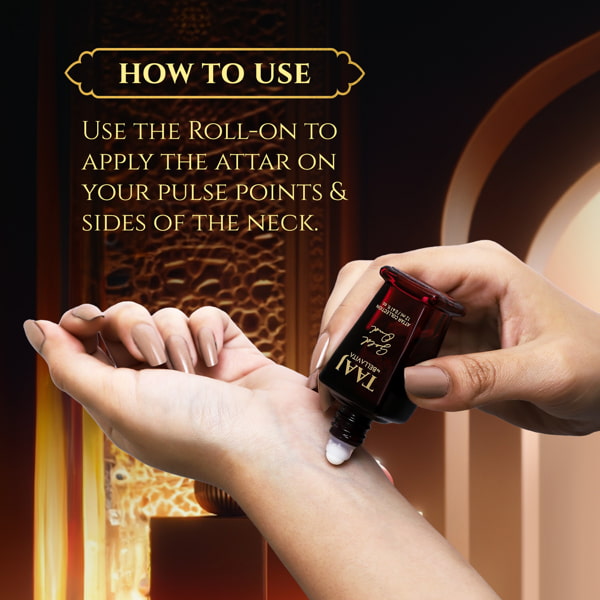 TAAJ Gold OUD Attar - 12ml - Image 5 - Indicrest