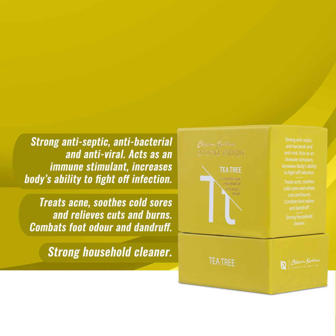 Aroma Magic Tea Tree Essential Oil - Controls Acne & Boost Immunity, 10ml - Image 6 - Buy from Indicrest
