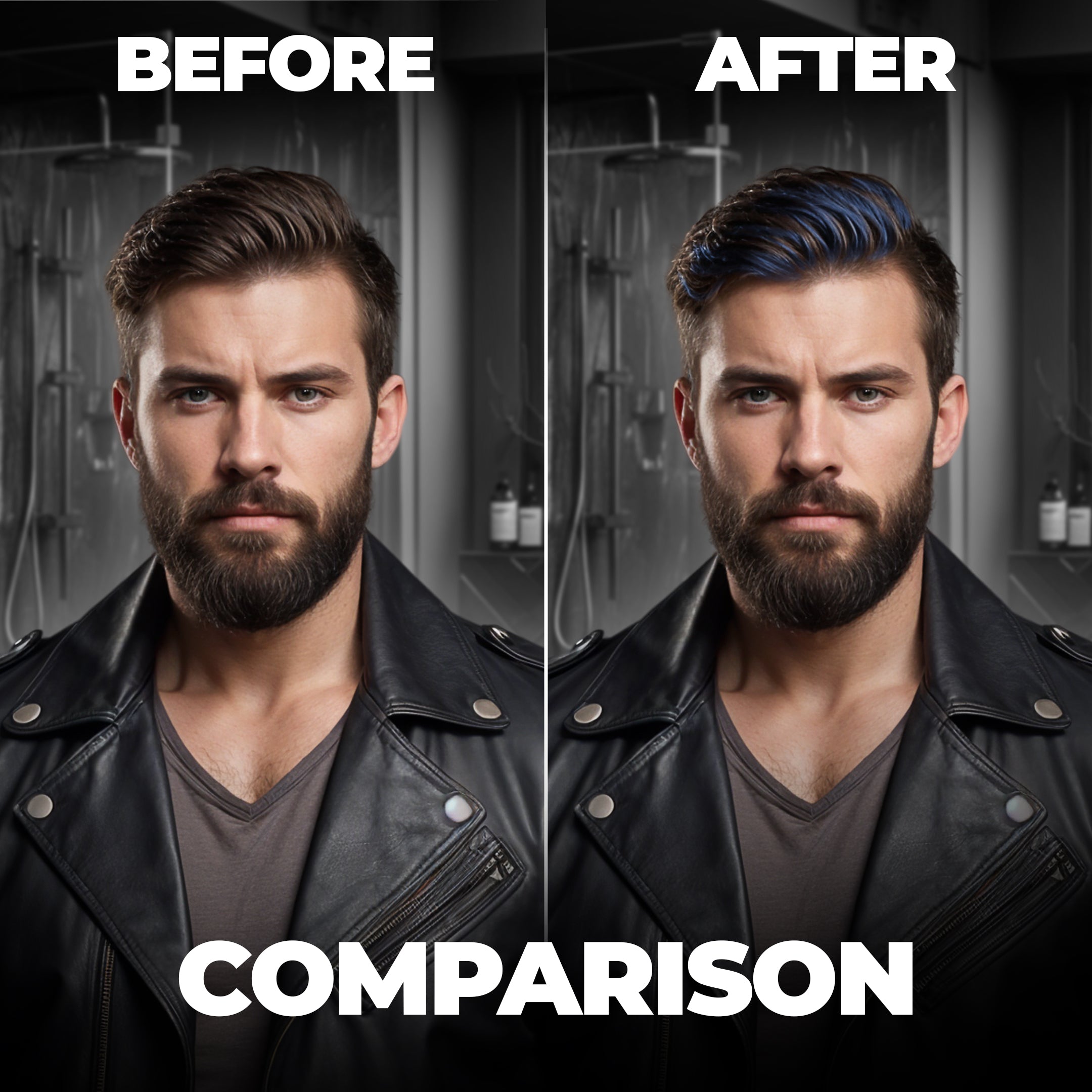 Beardo Dye Hard Temporary Hair Color Metallic Blue, Pack of 2 - Image 6 - Buy from Indicrest