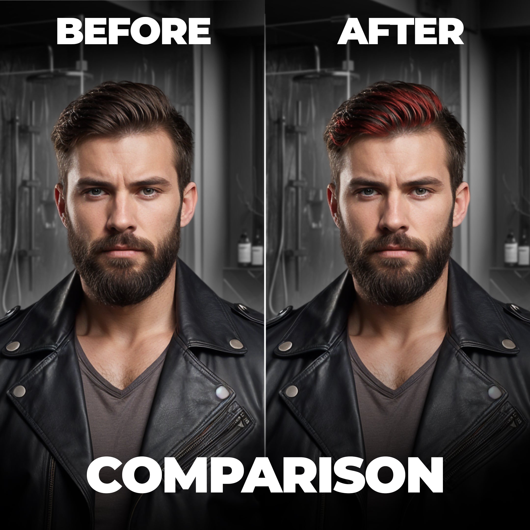 Beardo Dye Hard Temporary Hair Color Metallic Red, 25g - Image 5 - Buy from Indicrest