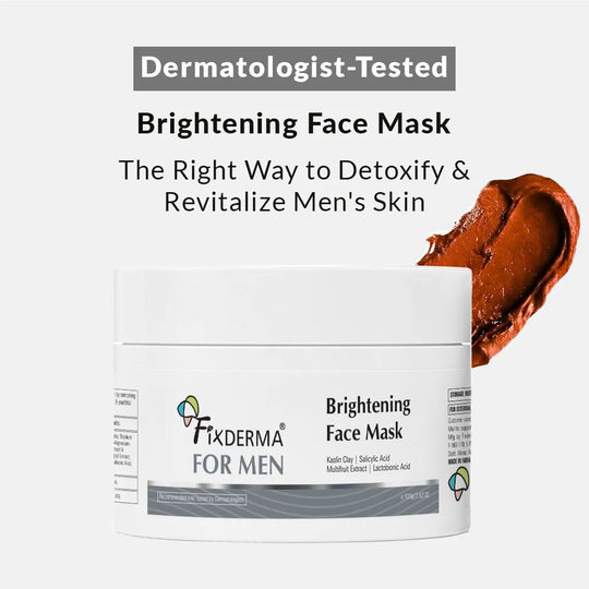 Fixderma FOR MEN Brightening Face Mask, 100g - Buy from Indicrest