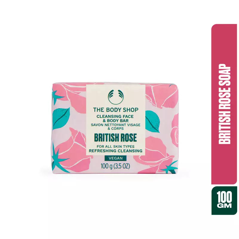 The Body Shop British Rose Soap, Vegan 100g - Indicrest