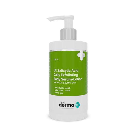 The Derma Co 1% Salicylic Acid Daily Exfoliating Body Serum-Lotion 100ml - Indicrest Buy at Indicrest