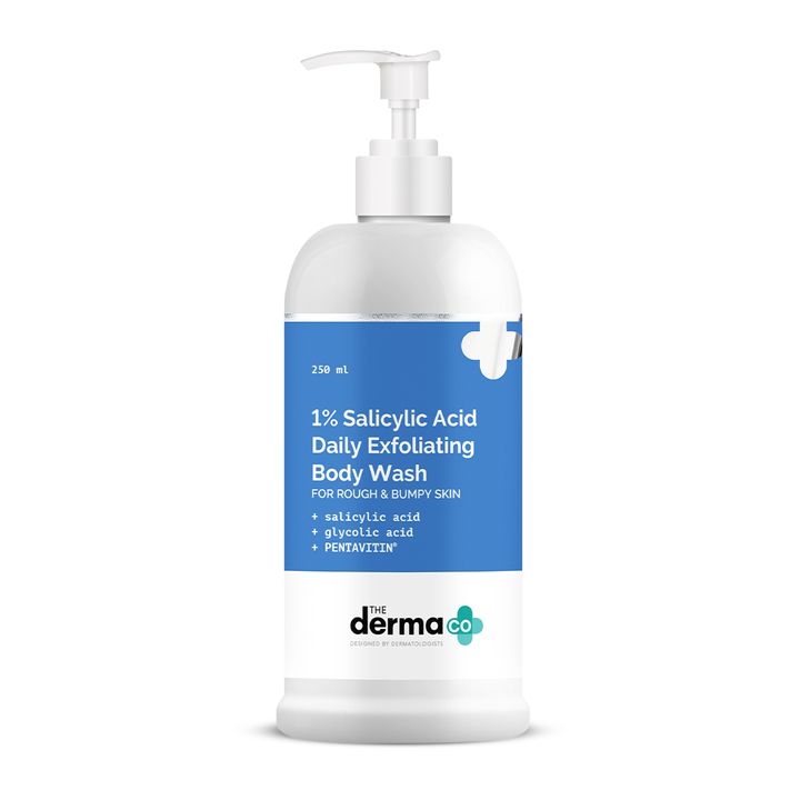 The Derma Co 1% Salicylic Acid Daily Exfoliating Body Wash 100ml - Indicrest