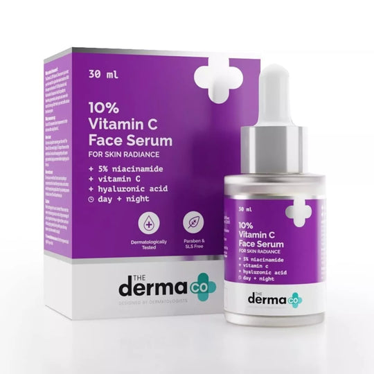 The Derma Co 10% Vitamin C Face Serum, 30ml - Indicrest Buy at Indicrest