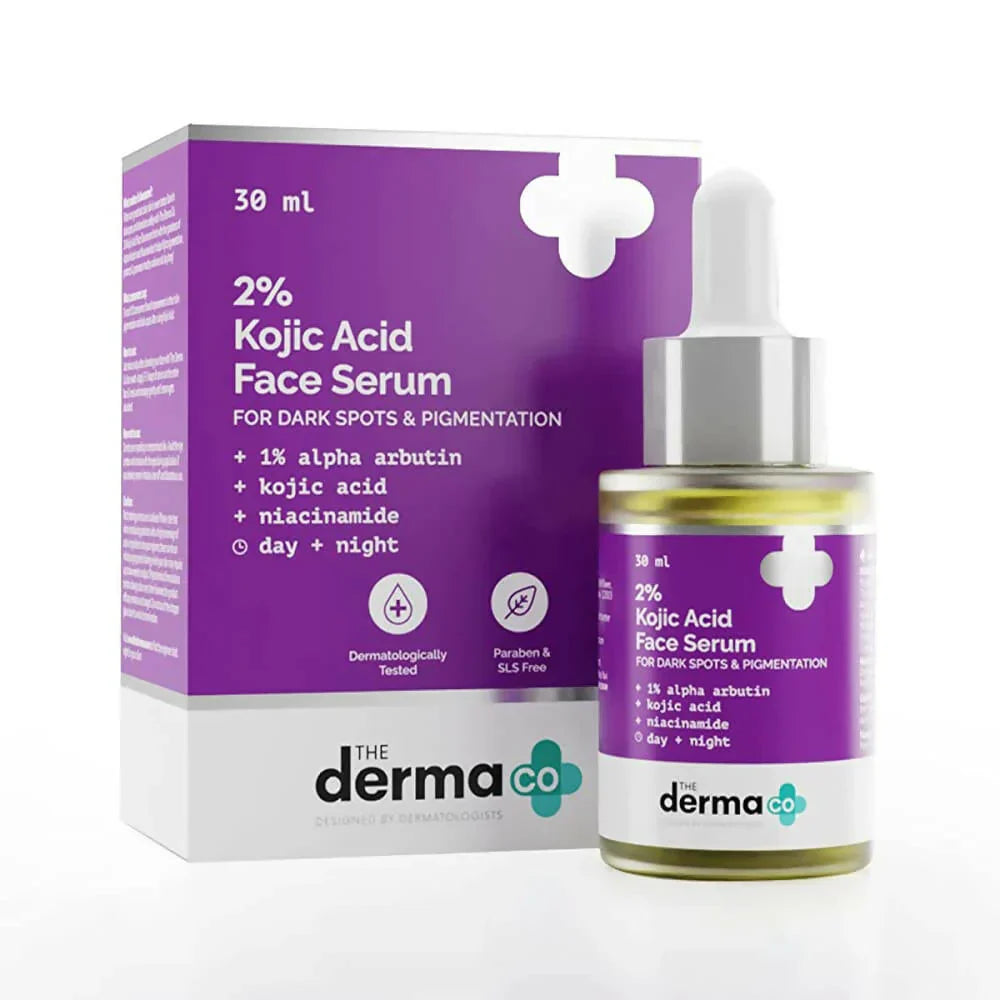 The Derma Co 2% Kojic Acid Face Serum, 30ml - Indicrest