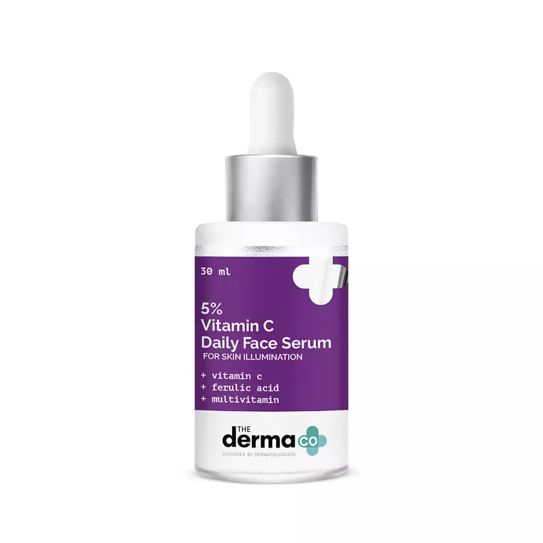 The Derma Co 5% Vitamin C Daily Face Serum 30ml - Indicrest