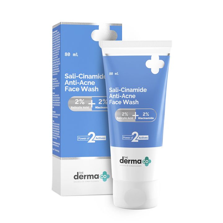 The Derma Co Sali-Cinamide Anti-Acne Face Wash 80ml - Indicrest