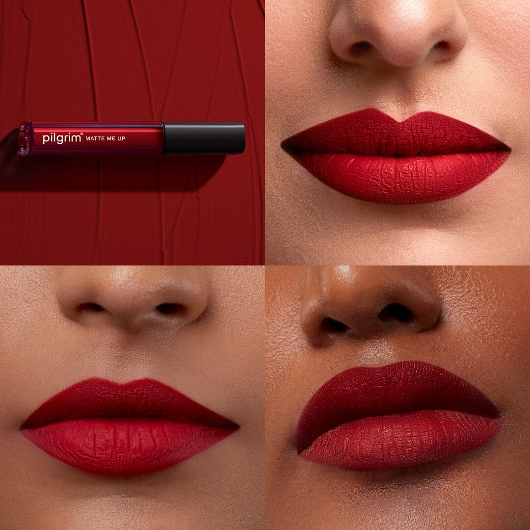 pilgrim matte me up liquid lipstick the red stiletto 01   Image 2   Buy from Indicrest