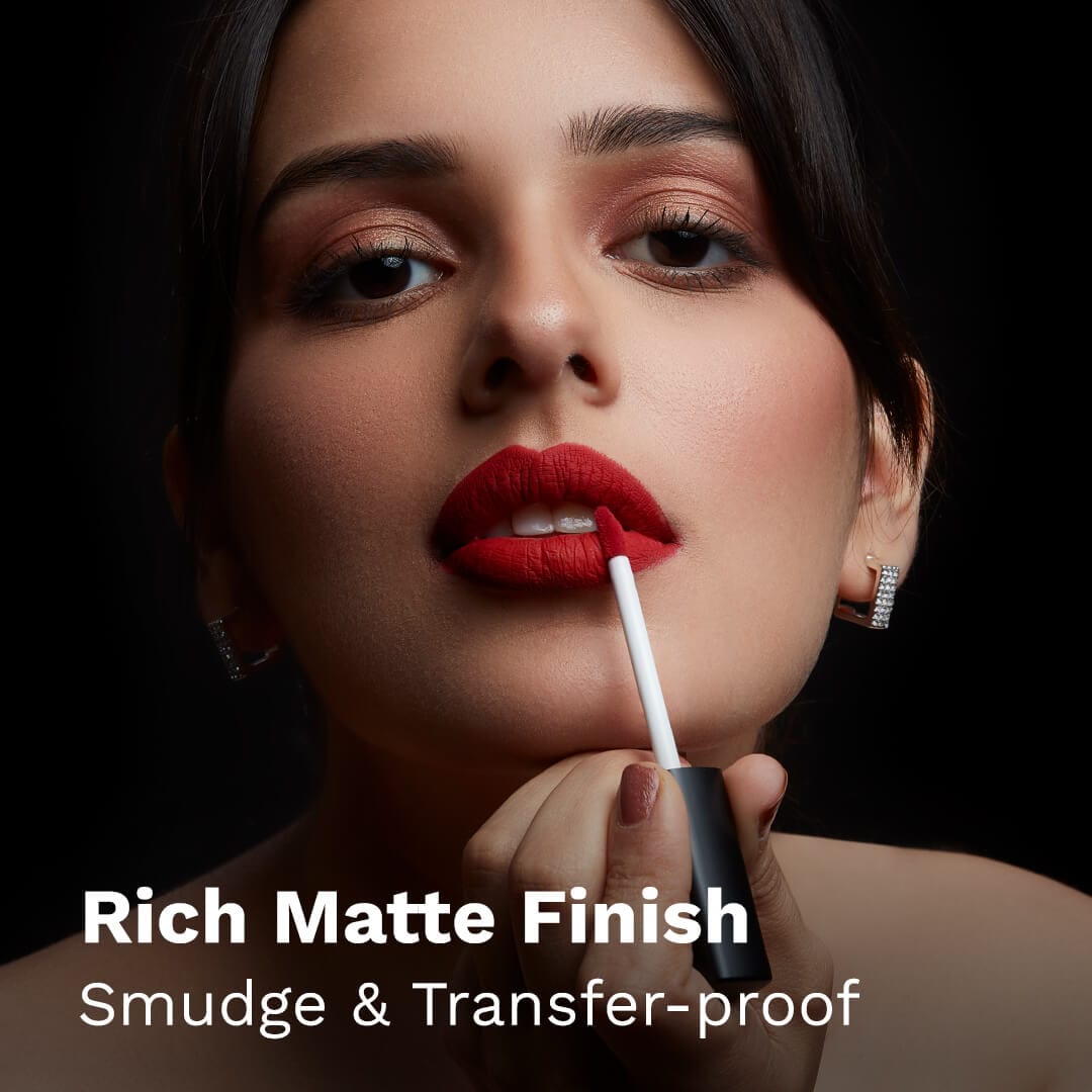 pilgrim matte me up liquid lipstick the red stiletto 01   Image 3   Buy from Indicrest