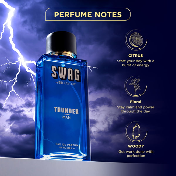 SWAG THUNDER Man Perfume - 100ml - Image 4 - Indicrest