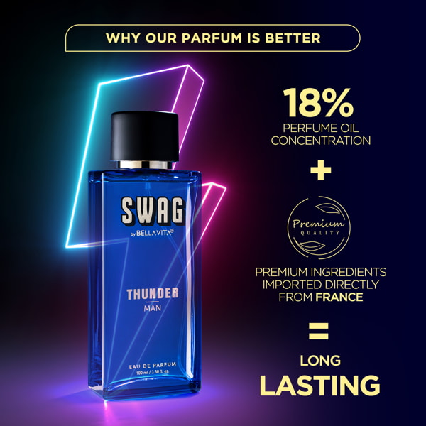 SWAG THUNDER Man Perfume - 100ml - Image 5 - Indicrest