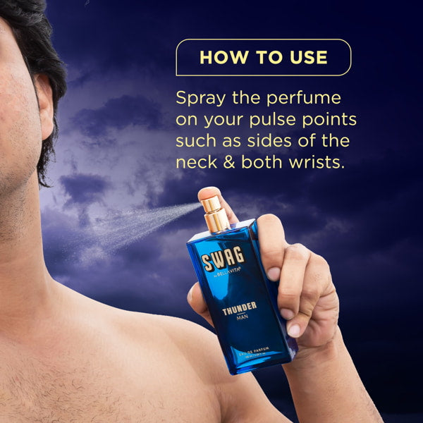 SWAG THUNDER Man Perfume - 100ml - Image 8 - Indicrest