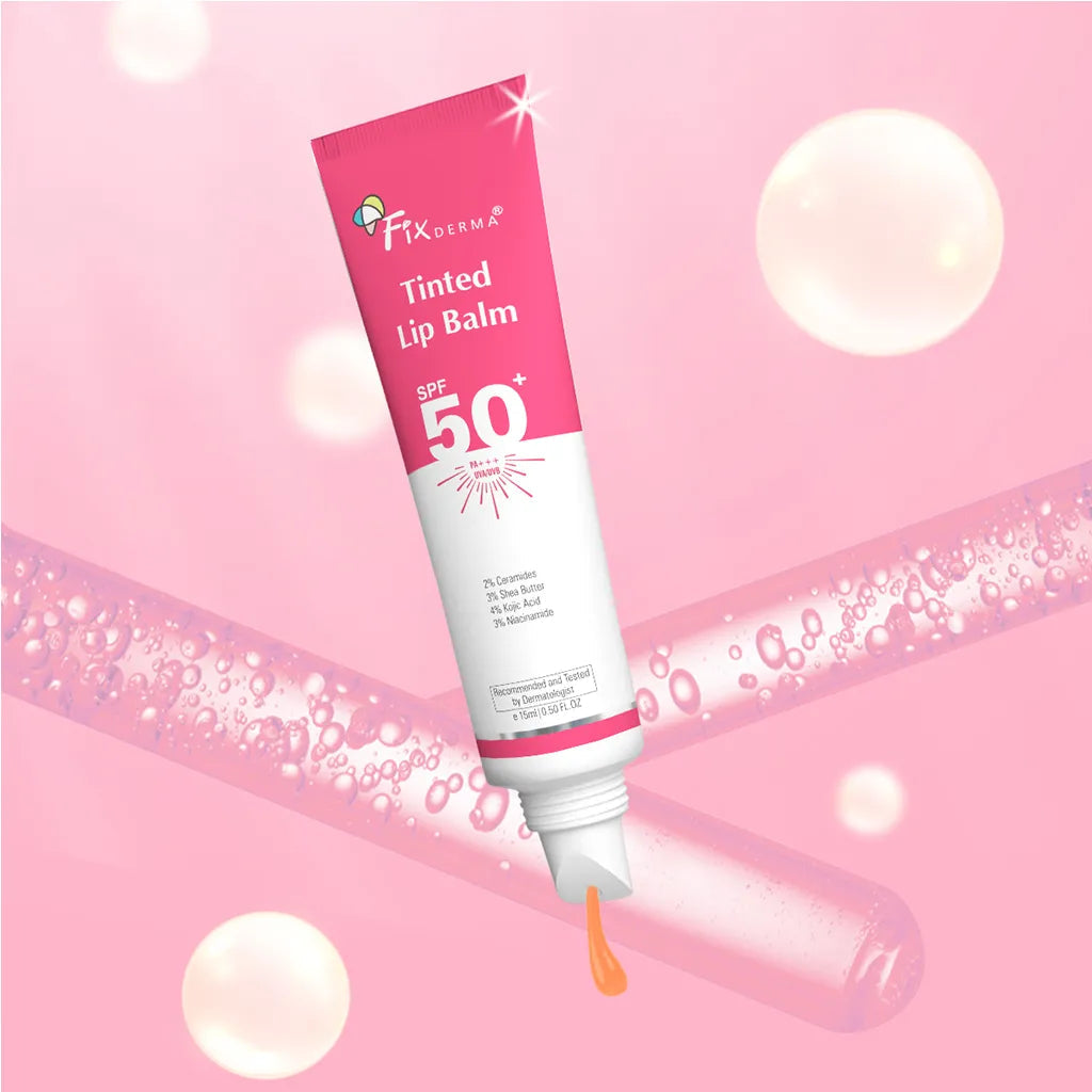 Fixderma Tinted Lip Balm SPF 50+ | Best Tinted Lip Balm for Dry Lips with SPF 50+, 2 X 15g - Image 6 - Buy from Indicrest