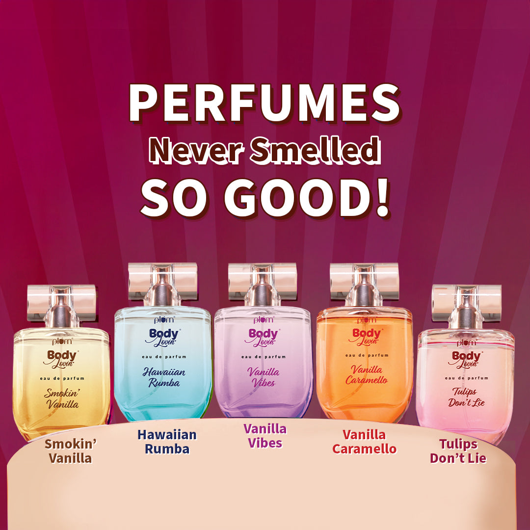 Plum Tonka Bella Eau De Parfum (Perfume) by Plum BodyLovin' | Long Lasting | Fruity-Floral Fragrance | Supremely Luxurious, 50ml