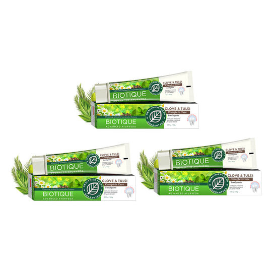 Biotique Complete Care Toothpaste - 140g, Pack of 3 - Buy from Indicrest