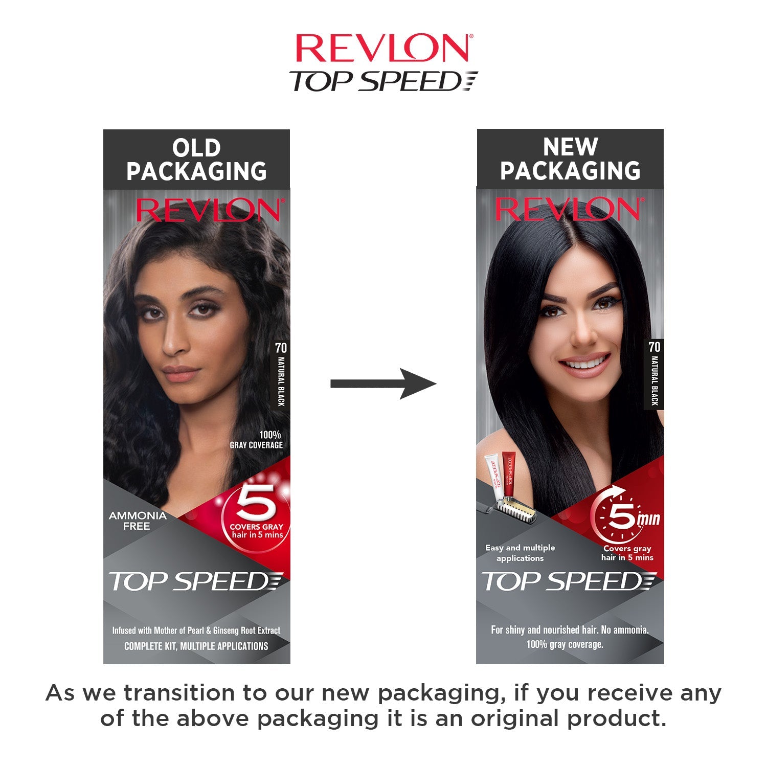 Revlon Top Speed Hair Color Small Pack for Women, Natural Brown-60 - Image 11 - Buy from Indicrest