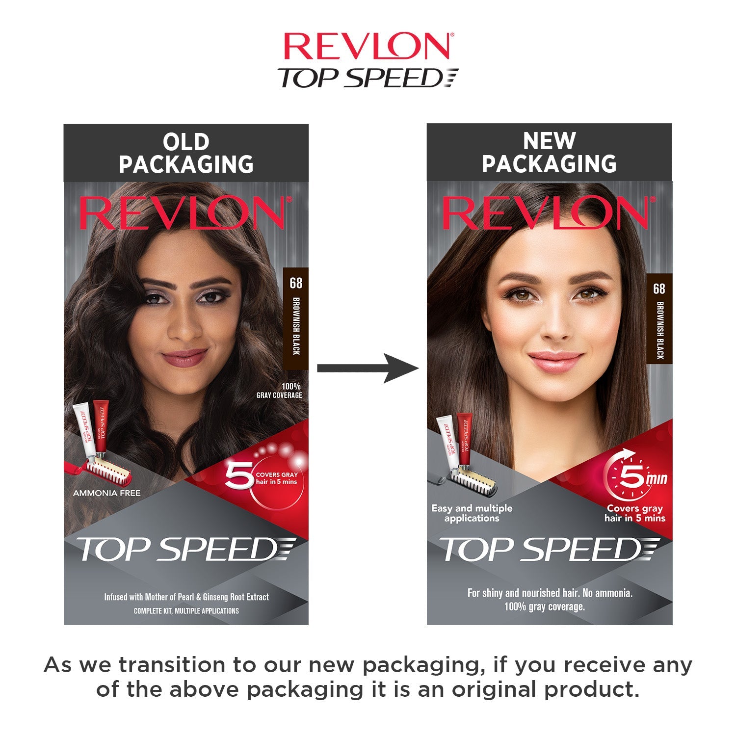 Revlon Top Speed Hair Color for Women, Natural Black 70 - Image 46 - Buy from Indicrest