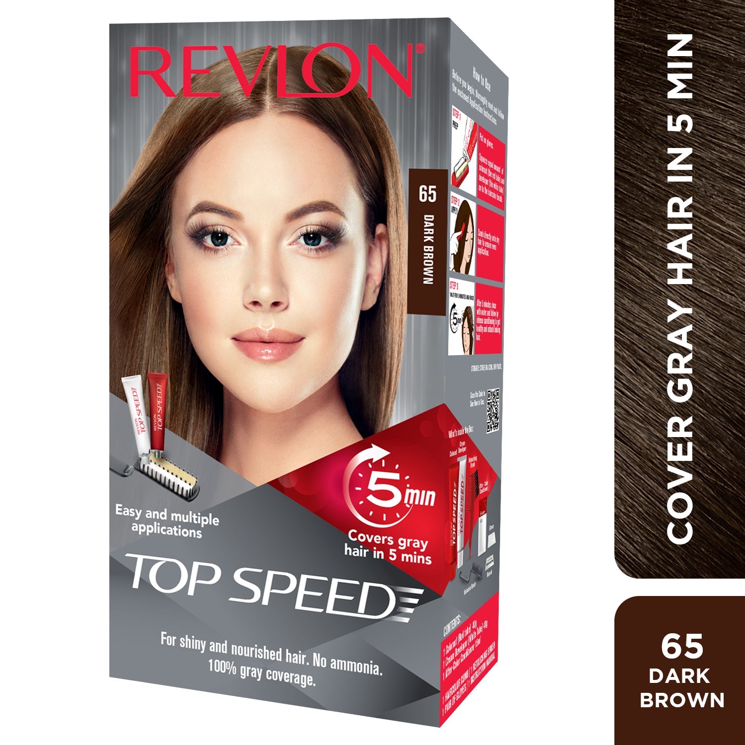 Revlon Top Speed Hair Color for Women, Brownish Black 68 - Image 31 - Buy from Indicrest