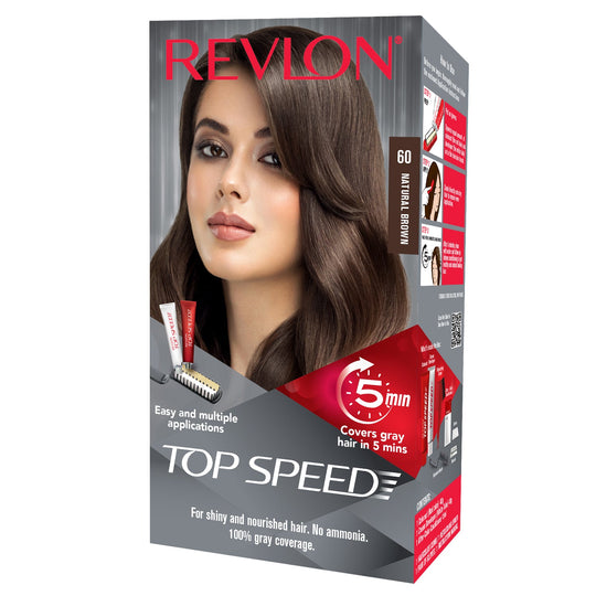 Revlon Top Speed Hair Color for Women, Natural Brown 60 - Buy from Indicrest