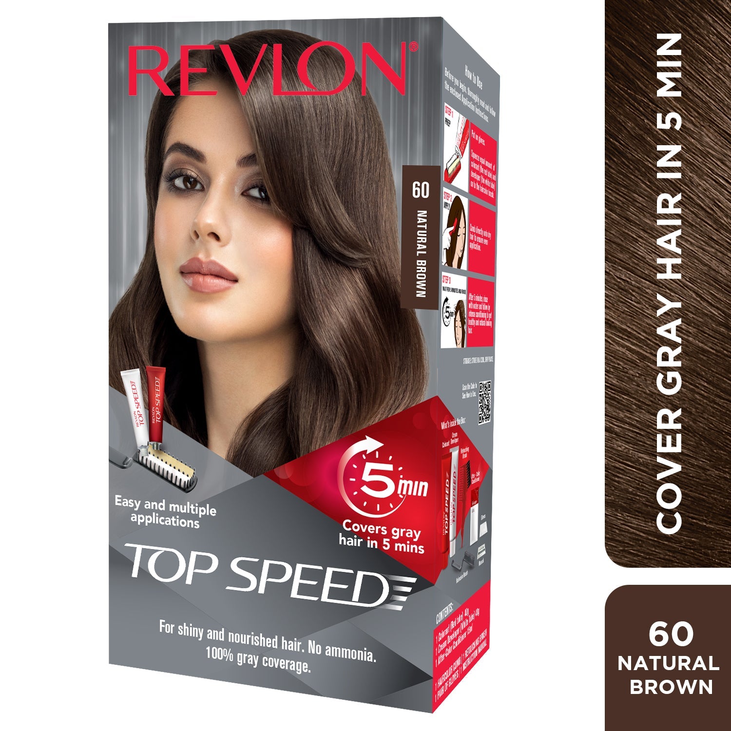 Revlon Top Speed Hair Color for Women, Natural Black 70 - Image 20 - Buy from Indicrest