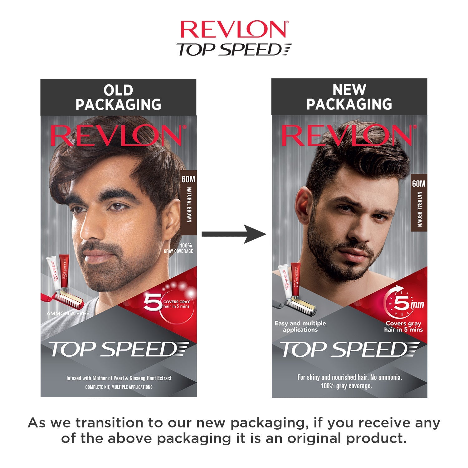 Revlon Top Speed Hair Color for Men, Dark Brown 65M - Image 19 - Buy from Indicrest