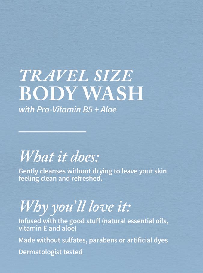 Bath & Body Works Gingham Glow Travel Size Body Wash, 88 ml / 3 fl oz