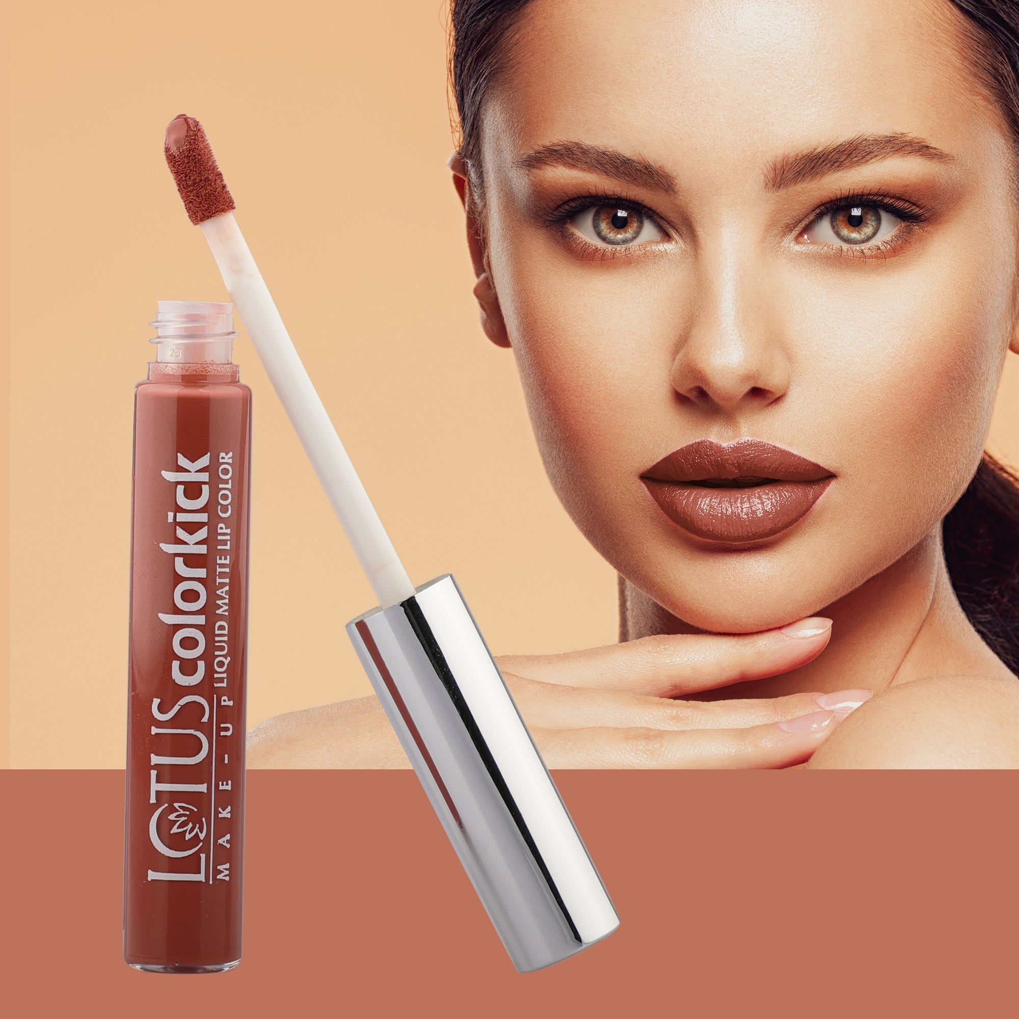 Lotus Herbals Colorkick Liquid Matte LipColor, CLM02, 6g