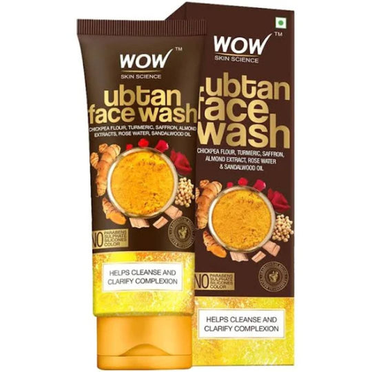 Wow Skin Science Ubtan Face Wash - 50ml - Indicrest Buy at Indicrest
