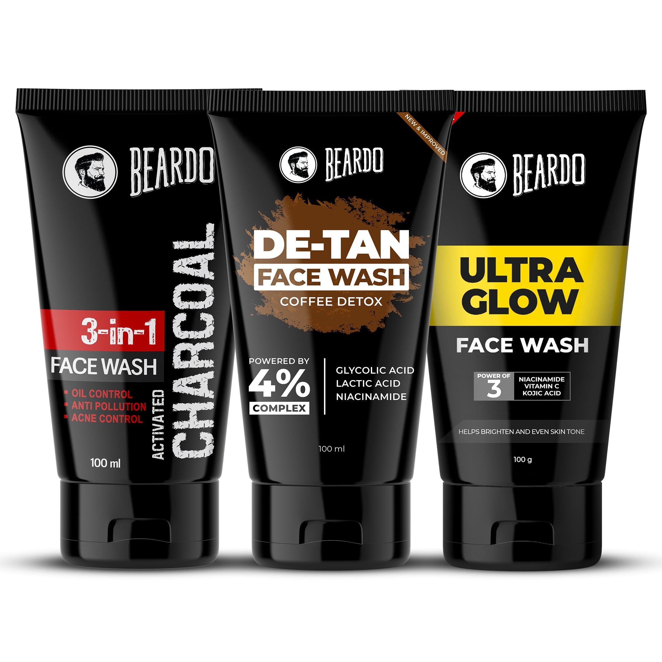 Beardo Ultimate Facewash Combo - Buy from Indicrest