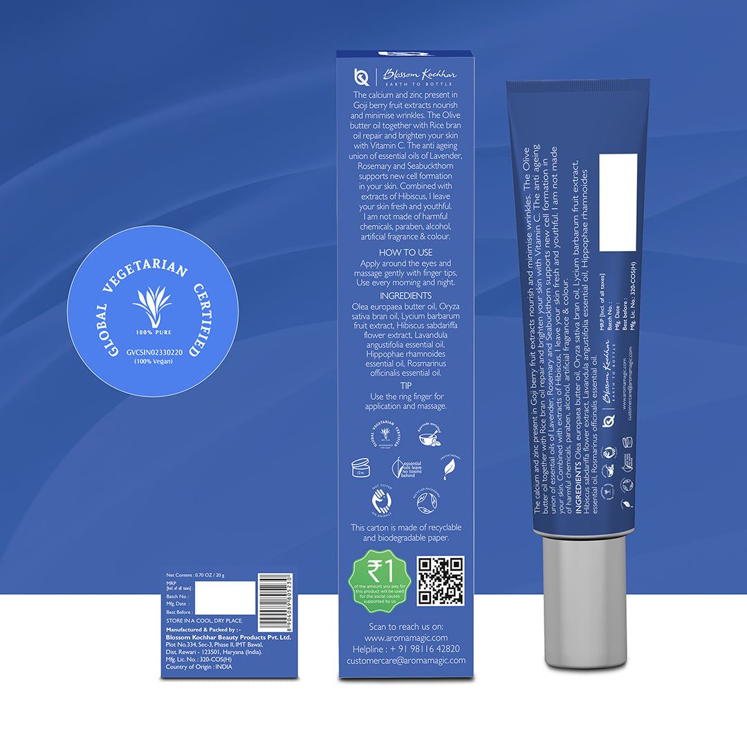 Aroma Magic Under Eye Cream For Dark Circles & Wrinkles, 20g - Image 6 - Buy from Indicrest