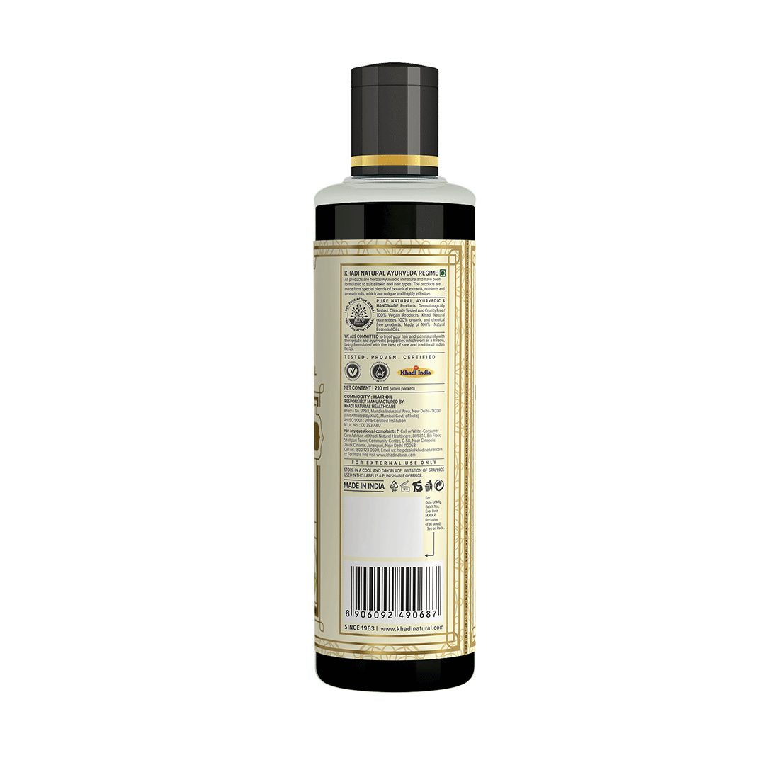 Khadi Natural Pure Amla Hair Oil Paraben & Mineral Free - 210ml - Image 5 - Buy from Indicrest