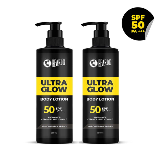 Beardo Ultraglow Body Lotion for Men, Pack of 2 - Buy from Indicrest