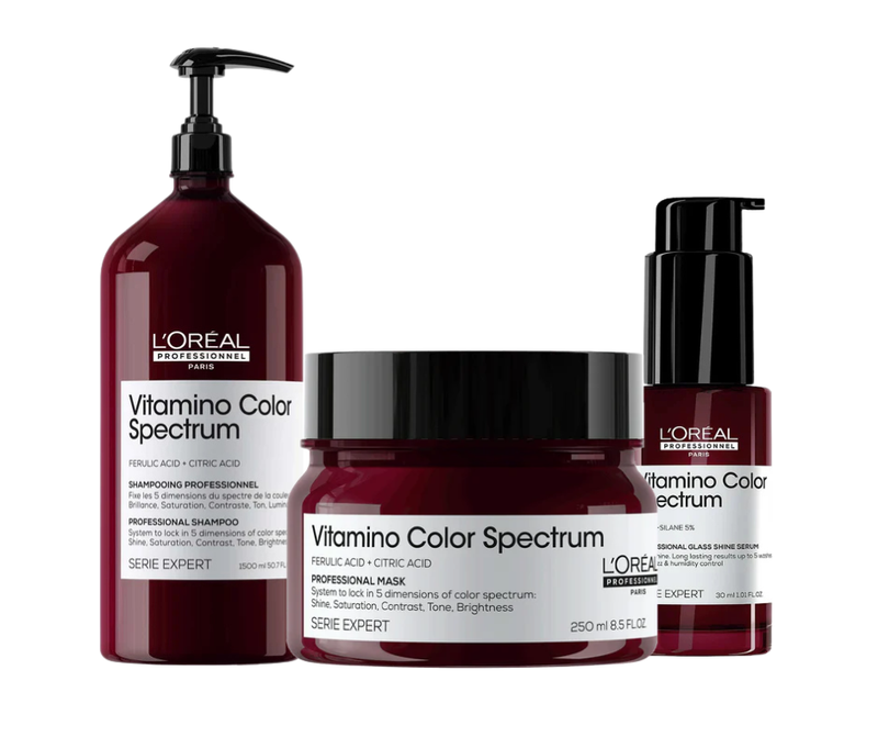 Shampoo 1500ml | Hair Mask 250ml | Glass Shine Serum 30ml